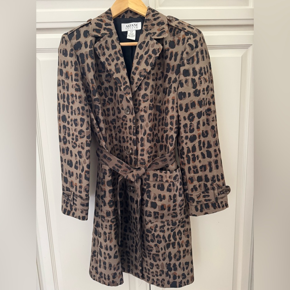 Silk Trench Coat -Petite P